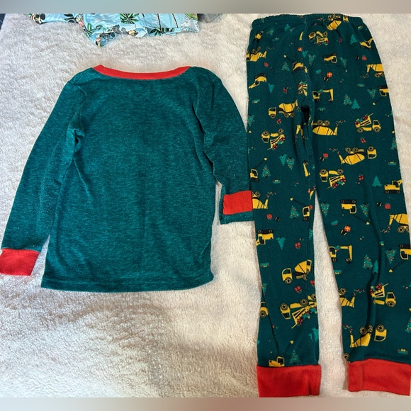 Christmas Pajamas with construction equipment - Picture 2 of 4